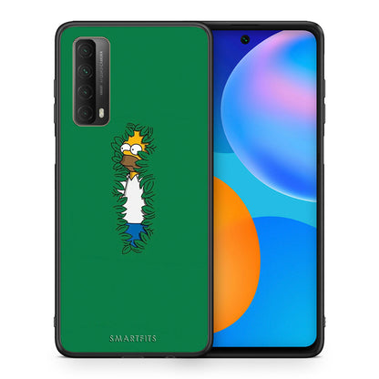 Θήκη Αγίου Βαλεντίνου Huawei P Smart 2021 Bush Man από τη Smartfits με σχέδιο στο πίσω μέρος και μαύρο περίβλημα | Huawei P Smart 2021 Bush Man case with colorful back and black bezels
