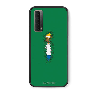 Θήκη Αγίου Βαλεντίνου Huawei P Smart 2021 Bush Man από τη Smartfits με σχέδιο στο πίσω μέρος και μαύρο περίβλημα | Huawei P Smart 2021 Bush Man case with colorful back and black bezels