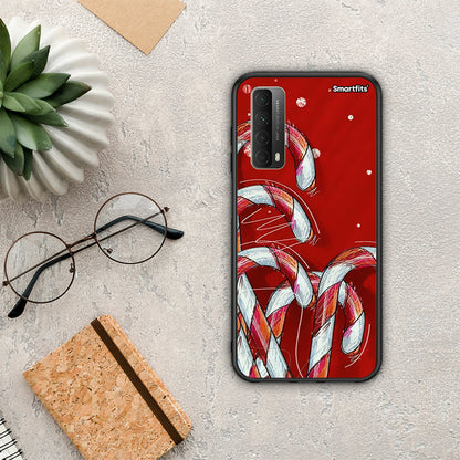Candy Cane - Huawei P Smart 2021 θήκη