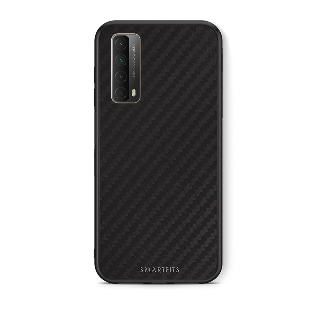 Θήκη Huawei P Smart 2021 Carbon Black από τη Smartfits με σχέδιο στο πίσω μέρος και μαύρο περίβλημα | Huawei P Smart 2021 Carbon Black case with colorful back and black bezels