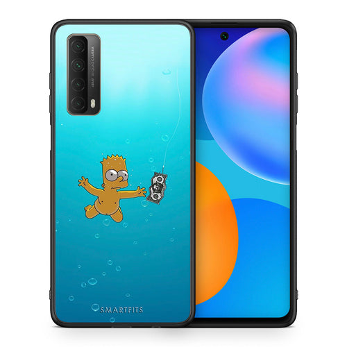 Θήκη Huawei P Smart 2021 Chasing Money από τη Smartfits με σχέδιο στο πίσω μέρος και μαύρο περίβλημα | Huawei P Smart 2021 Chasing Money case with colorful back and black bezels