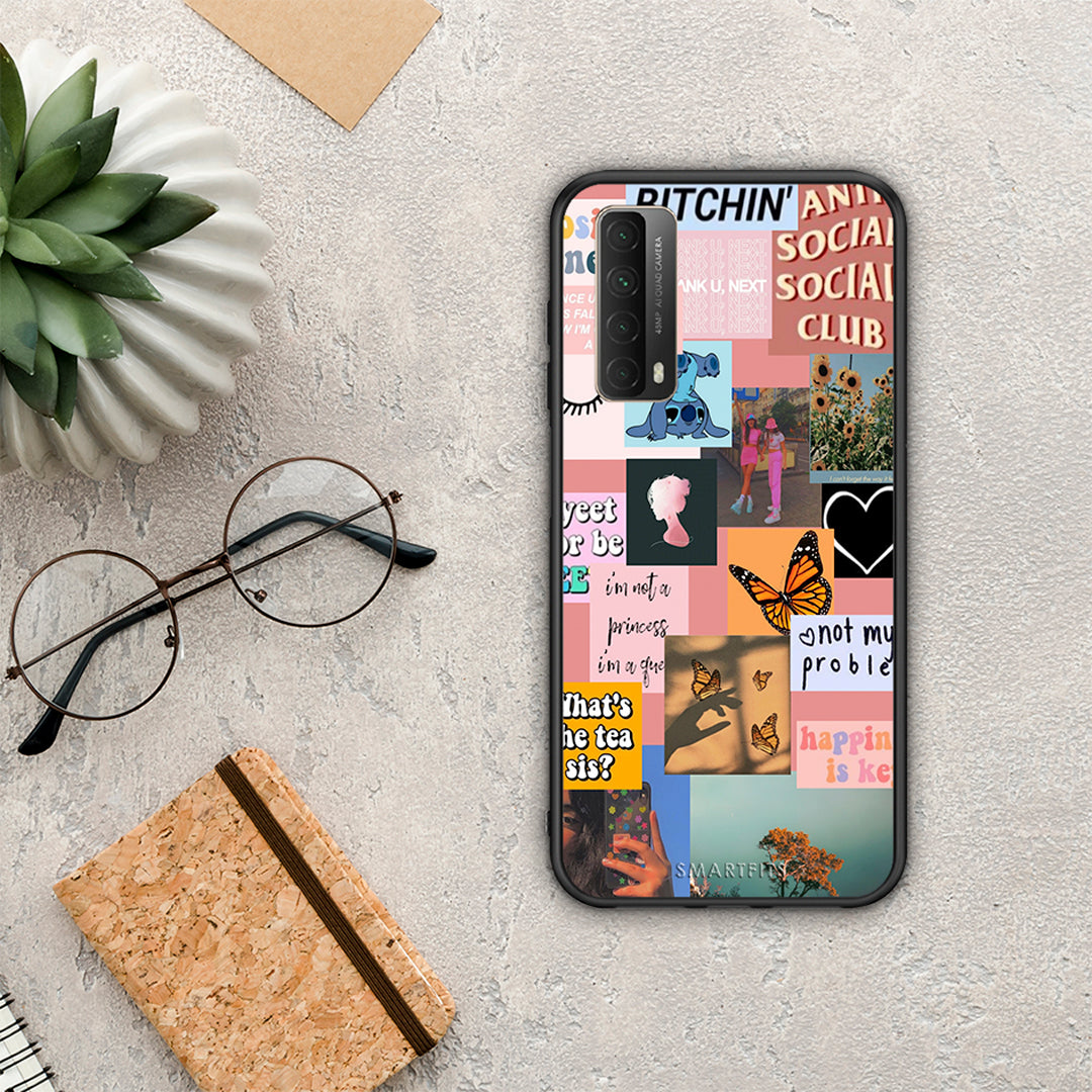 Collage Bitchin - Huawei P Smart 2021 θήκη