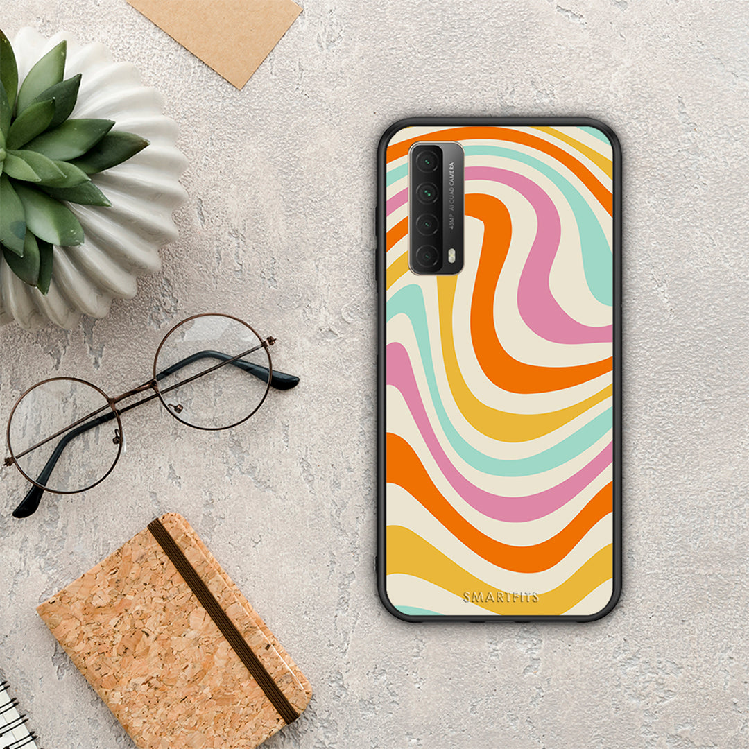 Colourful Waves - Huawei P Smart 2021 θήκη