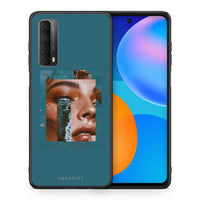 Thumbnail for Θήκη Huawei P Smart 2021 Cry An Ocean από τη Smartfits με σχέδιο στο πίσω μέρος και μαύρο περίβλημα | Huawei P Smart 2021 Cry An Ocean case with colorful back and black bezels