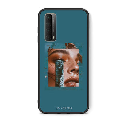 Θήκη Huawei P Smart 2021 Cry An Ocean από τη Smartfits με σχέδιο στο πίσω μέρος και μαύρο περίβλημα | Huawei P Smart 2021 Cry An Ocean case with colorful back and black bezels