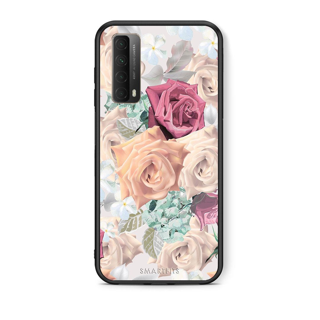 Θήκη Huawei P Smart 2021 Bouquet Floral από τη Smartfits με σχέδιο στο πίσω μέρος και μαύρο περίβλημα | Huawei P Smart 2021 Bouquet Floral case with colorful back and black bezels
