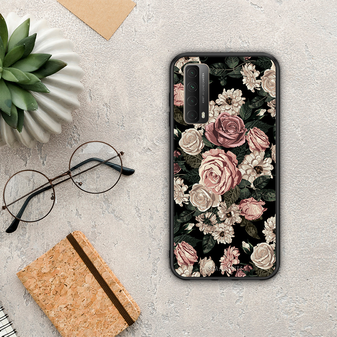 Flower Wild Roses - Huawei P Smart 2021 θήκη