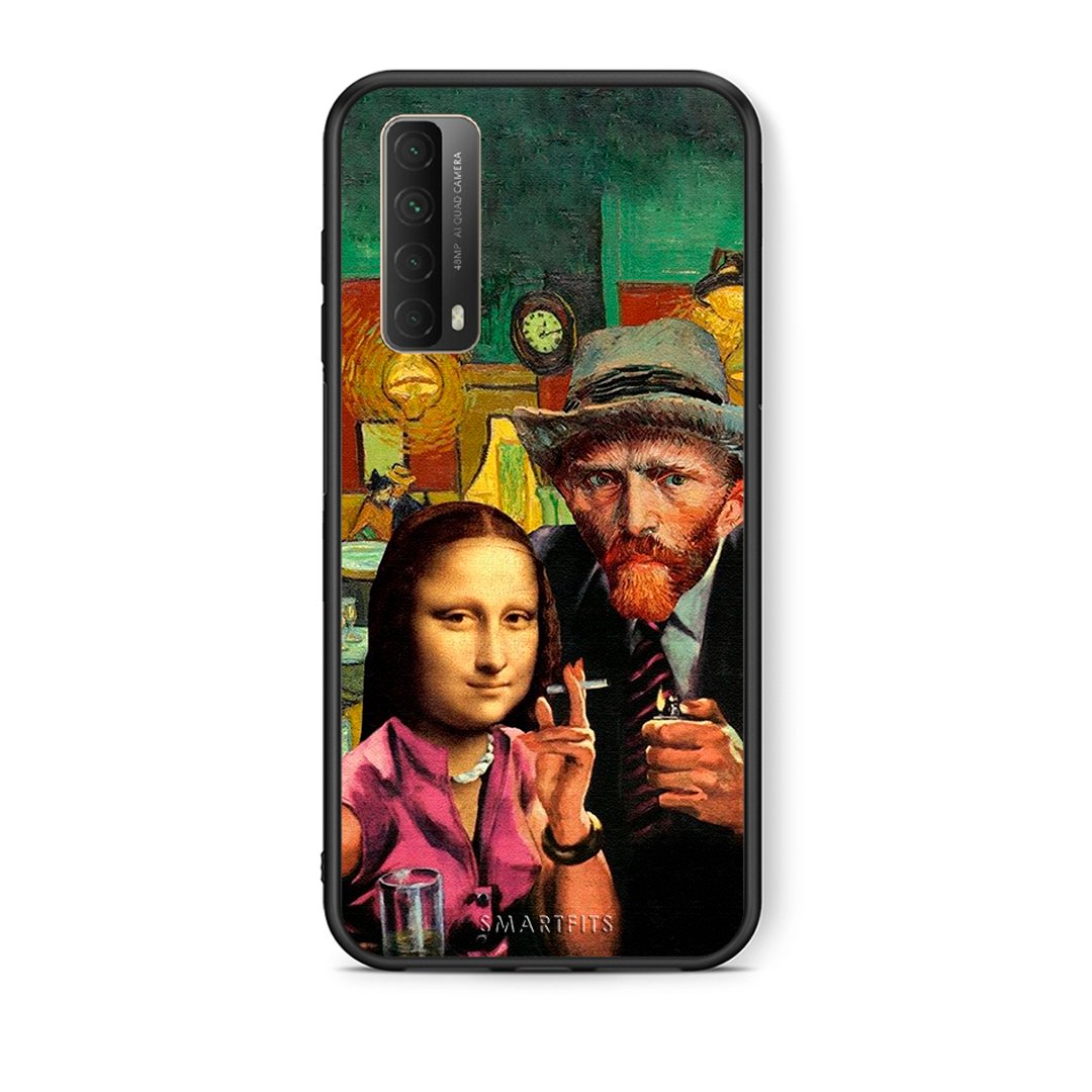 Θήκη Huawei P Smart 2021 Funny Art από τη Smartfits με σχέδιο στο πίσω μέρος και μαύρο περίβλημα | Huawei P Smart 2021 Funny Art case with colorful back and black bezels