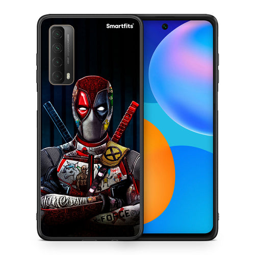 Θήκη Huawei P Smart 2021 Funny Guy από τη Smartfits με σχέδιο στο πίσω μέρος και μαύρο περίβλημα | Huawei P Smart 2021 Funny Guy case with colorful back and black bezels