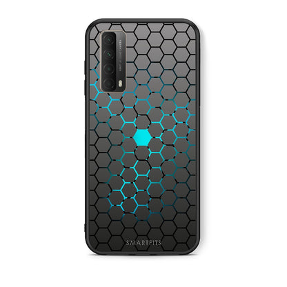 Θήκη Huawei P Smart 2021 Hexagonal Geometric από τη Smartfits με σχέδιο στο πίσω μέρος και μαύρο περίβλημα | Huawei P Smart 2021 Hexagonal Geometric case with colorful back and black bezels