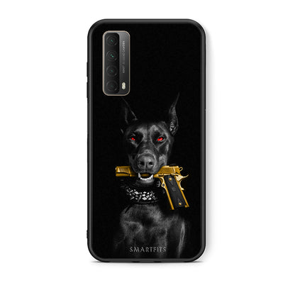 Θήκη Αγίου Βαλεντίνου Huawei P Smart 2021 Golden Gun από τη Smartfits με σχέδιο στο πίσω μέρος και μαύρο περίβλημα | Huawei P Smart 2021 Golden Gun case with colorful back and black bezels