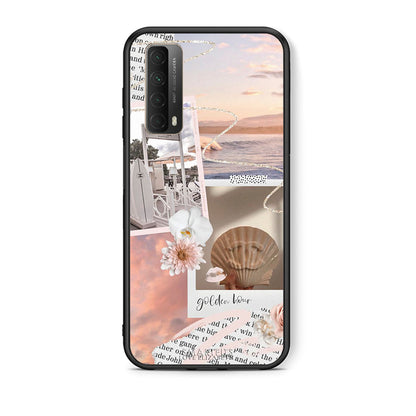 Θήκη Αγίου Βαλεντίνου Huawei P Smart 2021 Golden Hour από τη Smartfits με σχέδιο στο πίσω μέρος και μαύρο περίβλημα | Huawei P Smart 2021 Golden Hour case with colorful back and black bezels