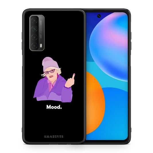 Θήκη Huawei P Smart 2021 Grandma Mood Black από τη Smartfits με σχέδιο στο πίσω μέρος και μαύρο περίβλημα | Huawei P Smart 2021 Grandma Mood Black case with colorful back and black bezels