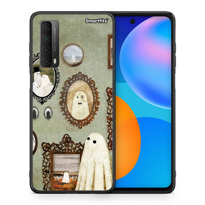 Θήκη Huawei P Smart 2021 Halloween Ghost Season από τη Smartfits με σχέδιο στο πίσω μέρος και μαύρο περίβλημα | Huawei P Smart 2021 Halloween Ghost Season case with colorful back and black bezels