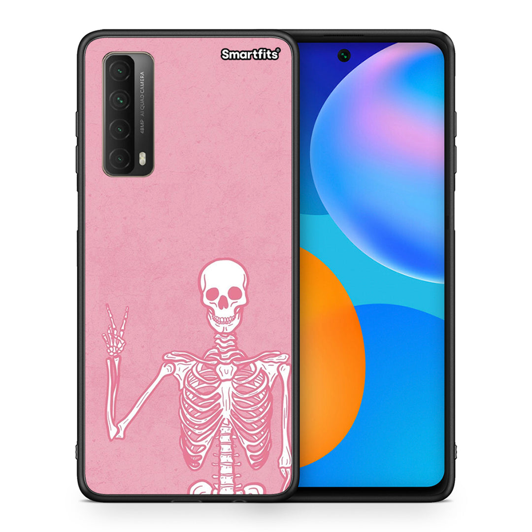 Θήκη Huawei P Smart 2021 Halloween Motivation από τη Smartfits με σχέδιο στο πίσω μέρος και μαύρο περίβλημα | Huawei P Smart 2021 Halloween Motivation case with colorful back and black bezels