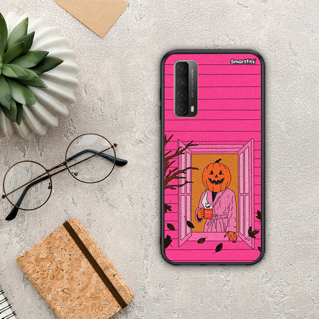 Halloween Pumpkin Lady - Huawei P Smart 2021 θήκη