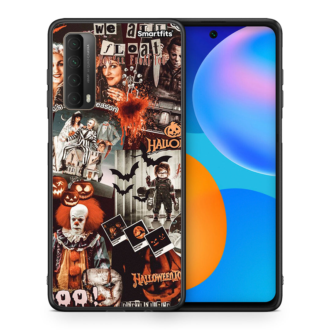 Θήκη Huawei P Smart 2021 Halloween Spooky Season από τη Smartfits με σχέδιο στο πίσω μέρος και μαύρο περίβλημα | Huawei P Smart 2021 Halloween Spooky Season case with colorful back and black bezels