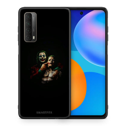 Θήκη Huawei P Smart 2021 Clown Hero από τη Smartfits με σχέδιο στο πίσω μέρος και μαύρο περίβλημα | Huawei P Smart 2021 Clown Hero case with colorful back and black bezels