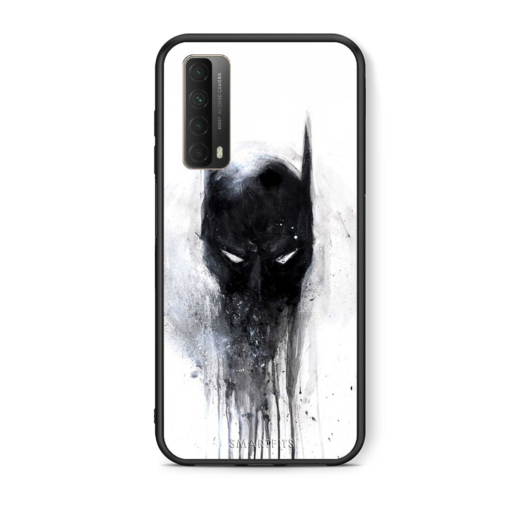 Θήκη Huawei P Smart 2021 Paint Bat Hero από τη Smartfits με σχέδιο στο πίσω μέρος και μαύρο περίβλημα | Huawei P Smart 2021 Paint Bat Hero case with colorful back and black bezels