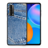 Thumbnail for Θήκη Huawei P Smart 2021 Jeans Pocket από τη Smartfits με σχέδιο στο πίσω μέρος και μαύρο περίβλημα | Huawei P Smart 2021 Jeans Pocket case with colorful back and black bezels