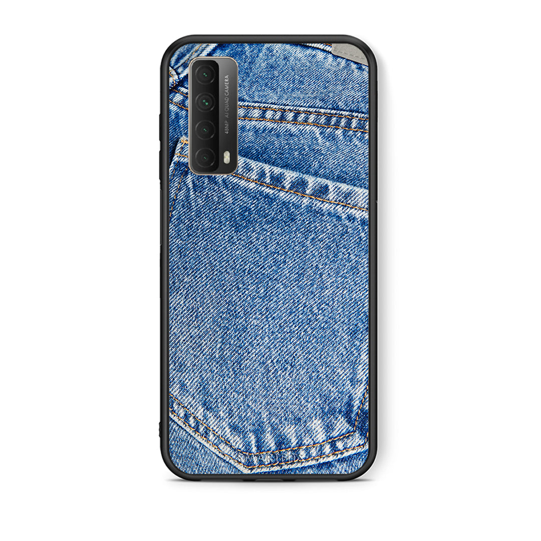 Θήκη Huawei P Smart 2021 Jeans Pocket από τη Smartfits με σχέδιο στο πίσω μέρος και μαύρο περίβλημα | Huawei P Smart 2021 Jeans Pocket case with colorful back and black bezels