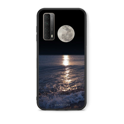 Θήκη Huawei P Smart 2021 Moon Landscape από τη Smartfits με σχέδιο στο πίσω μέρος και μαύρο περίβλημα | Huawei P Smart 2021 Moon Landscape case with colorful back and black bezels