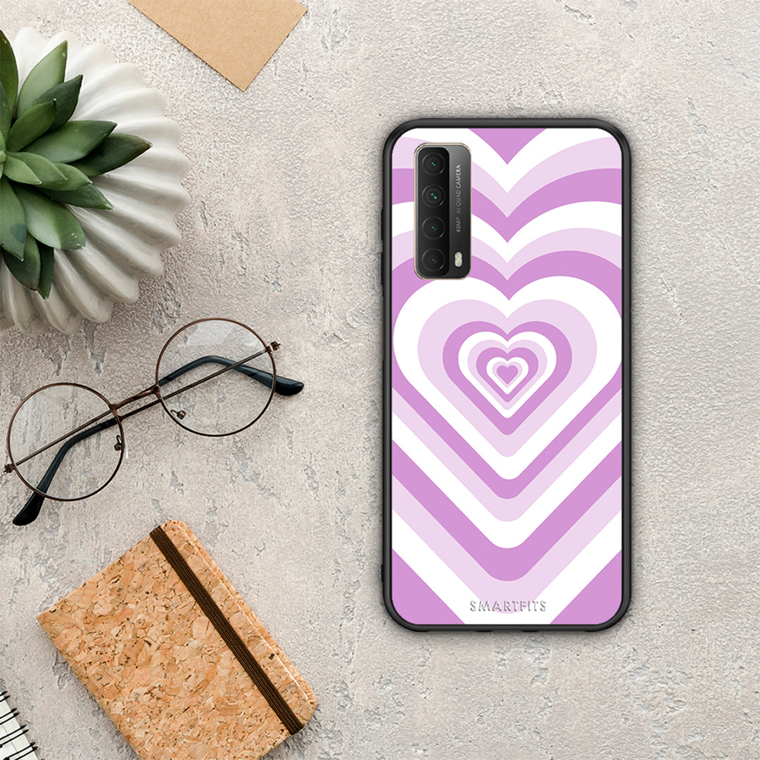 Lilac Hearts - Huawei P Smart 2021 θήκη