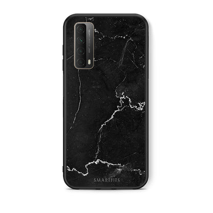 Θήκη Huawei P Smart 2021 Marble Black από τη Smartfits με σχέδιο στο πίσω μέρος και μαύρο περίβλημα | Huawei P Smart 2021 Marble Black case with colorful back and black bezels