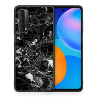 Thumbnail for Θήκη Huawei P Smart 2021 Male Marble από τη Smartfits με σχέδιο στο πίσω μέρος και μαύρο περίβλημα | Huawei P Smart 2021 Male Marble case with colorful back and black bezels