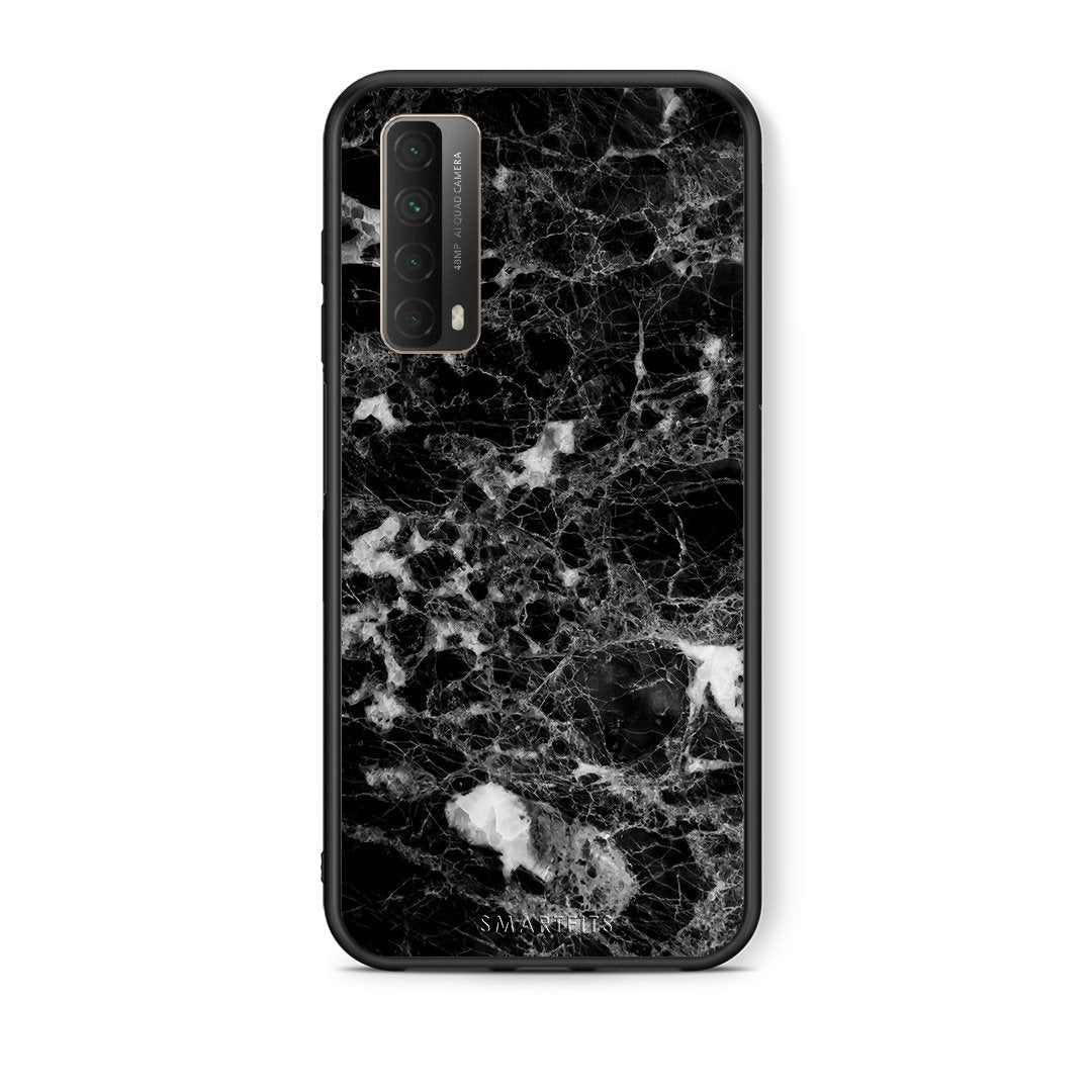 Θήκη Huawei P Smart 2021 Male Marble από τη Smartfits με σχέδιο στο πίσω μέρος και μαύρο περίβλημα | Huawei P Smart 2021 Male Marble case with colorful back and black bezels