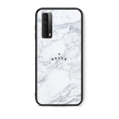 Θήκη Huawei P Smart 2021 Queen Marble από τη Smartfits με σχέδιο στο πίσω μέρος και μαύρο περίβλημα | Huawei P Smart 2021 Queen Marble case with colorful back and black bezels