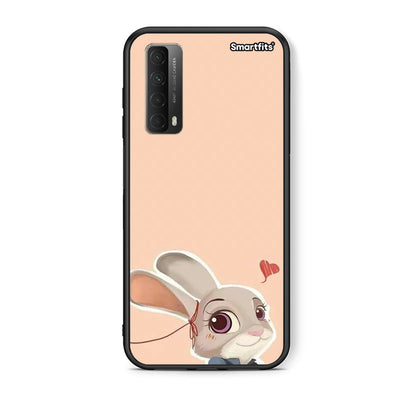 Θήκη Huawei P Smart 2021 Nick Wilde And Judy Hopps Love 2 από τη Smartfits με σχέδιο στο πίσω μέρος και μαύρο περίβλημα | Huawei P Smart 2021 Nick Wilde And Judy Hopps Love 2 case with colorful back and black bezels