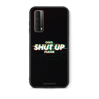 Thumbnail for Θήκη Huawei P Smart 2021 OMG ShutUp από τη Smartfits με σχέδιο στο πίσω μέρος και μαύρο περίβλημα | Huawei P Smart 2021 OMG ShutUp case with colorful back and black bezels