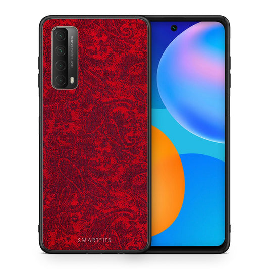 Θήκη Huawei P Smart 2021 Paisley Cashmere από τη Smartfits με σχέδιο στο πίσω μέρος και μαύρο περίβλημα | Huawei P Smart 2021 Paisley Cashmere case with colorful back and black bezels