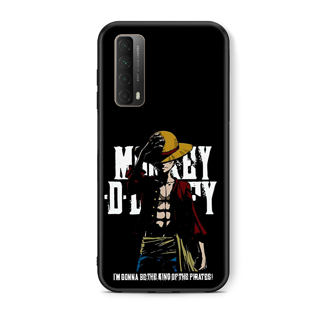 Θήκη Huawei P Smart 2021 Pirate King από τη Smartfits με σχέδιο στο πίσω μέρος και μαύρο περίβλημα | Huawei P Smart 2021 Pirate King case with colorful back and black bezels