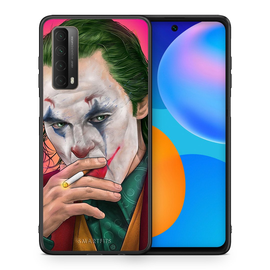 Θήκη Huawei P Smart 2021 JokesOnU PopArt από τη Smartfits με σχέδιο στο πίσω μέρος και μαύρο περίβλημα | Huawei P Smart 2021 JokesOnU PopArt case with colorful back and black bezels