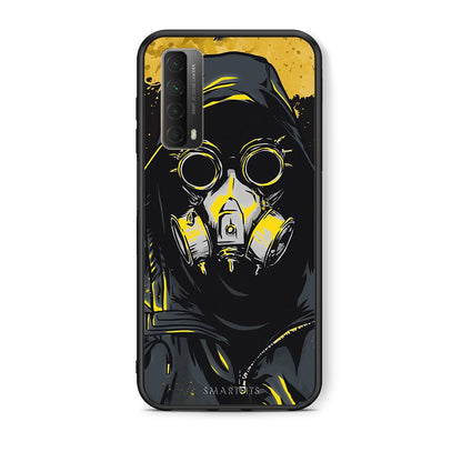 Θήκη Huawei P Smart 2021 Mask PopArt από τη Smartfits με σχέδιο στο πίσω μέρος και μαύρο περίβλημα | Huawei P Smart 2021 Mask PopArt case with colorful back and black bezels