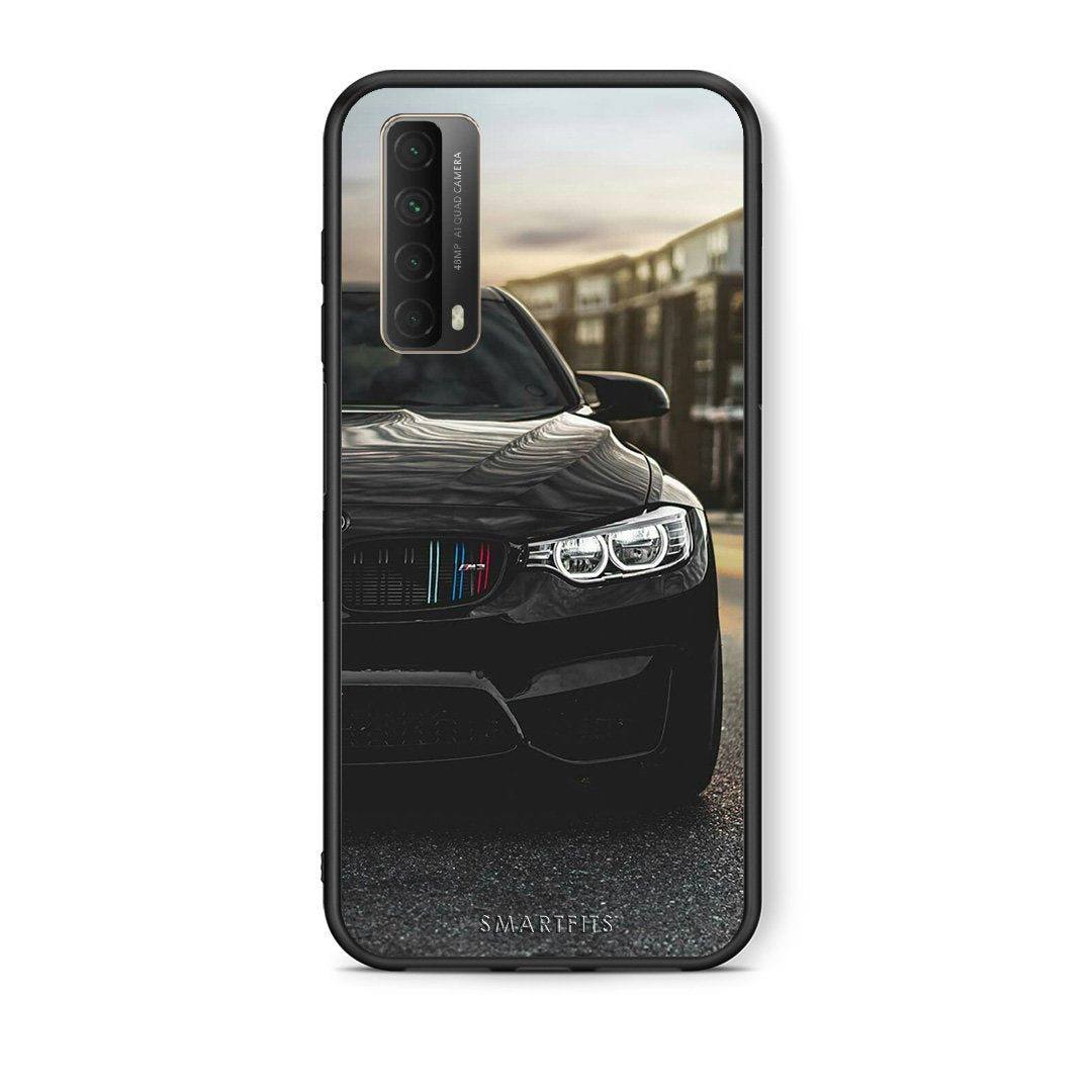 Θήκη Huawei P Smart 2021 M3 Racing από τη Smartfits με σχέδιο στο πίσω μέρος και μαύρο περίβλημα | Huawei P Smart 2021 M3 Racing case with colorful back and black bezels