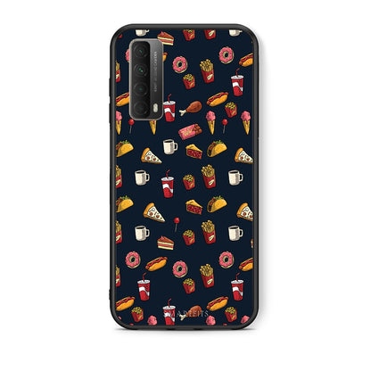 Θήκη Huawei P Smart 2021 Hungry Random από τη Smartfits με σχέδιο στο πίσω μέρος και μαύρο περίβλημα | Huawei P Smart 2021 Hungry Random case with colorful back and black bezels