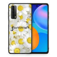 Thumbnail for Θήκη Huawei P Smart 2021 Summer Daisies από τη Smartfits με σχέδιο στο πίσω μέρος και μαύρο περίβλημα | Huawei P Smart 2021 Summer Daisies case with colorful back and black bezels