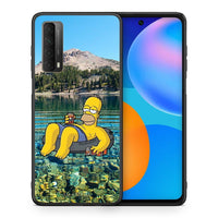Thumbnail for Θήκη Huawei P Smart 2021 Summer Happiness από τη Smartfits με σχέδιο στο πίσω μέρος και μαύρο περίβλημα | Huawei P Smart 2021 Summer Happiness case with colorful back and black bezels