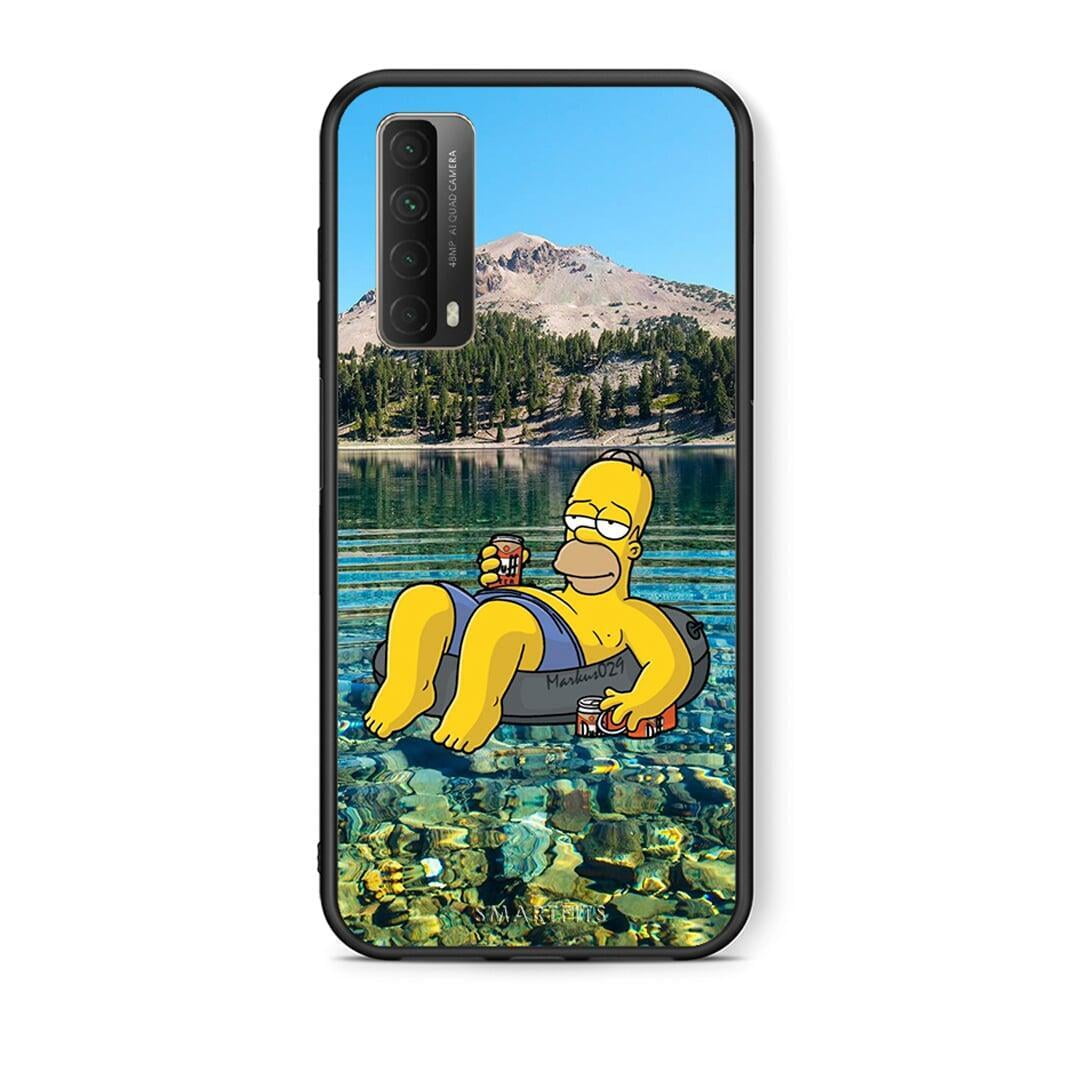 Θήκη Huawei P Smart 2021 Summer Happiness από τη Smartfits με σχέδιο στο πίσω μέρος και μαύρο περίβλημα | Huawei P Smart 2021 Summer Happiness case with colorful back and black bezels