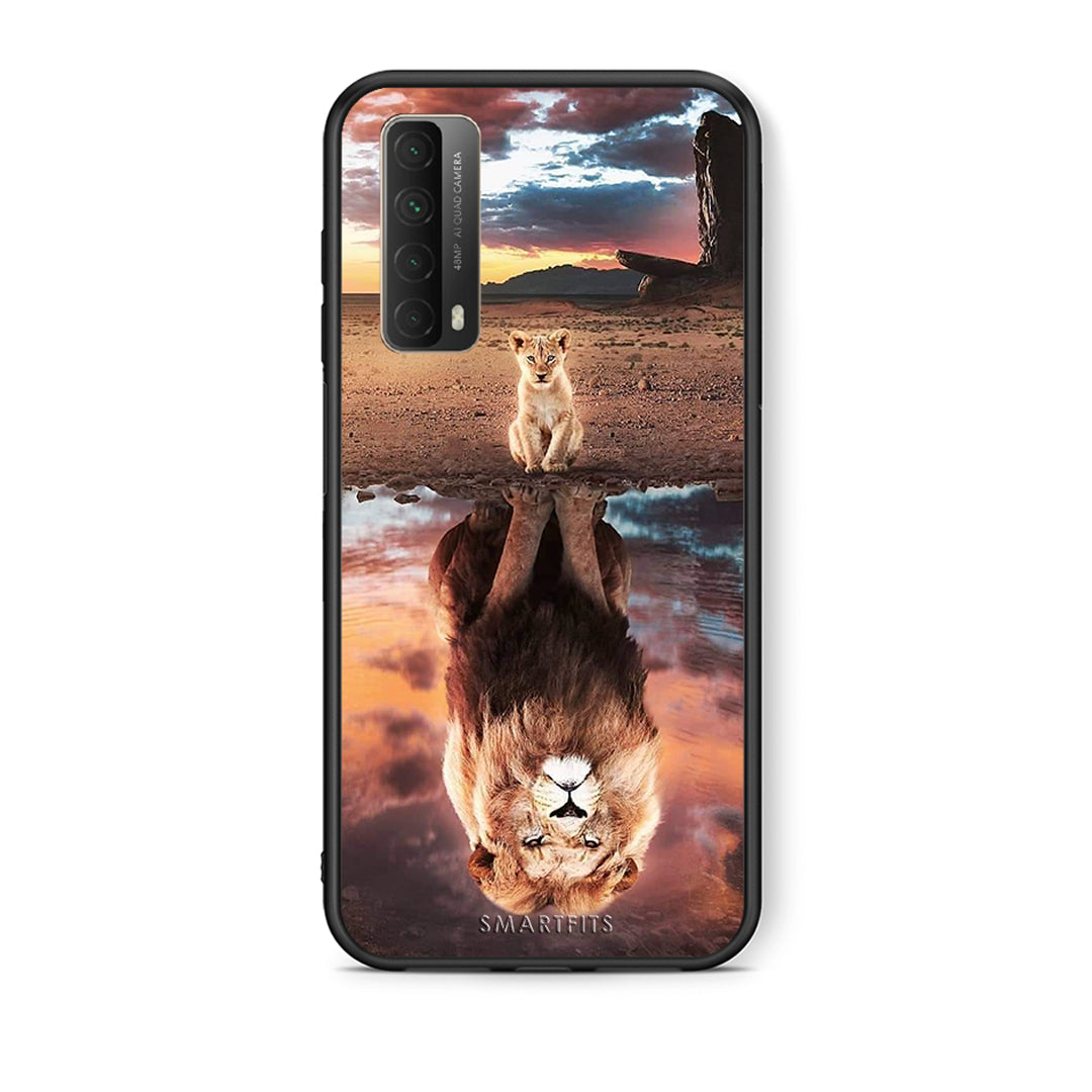 Θήκη Αγίου Βαλεντίνου Huawei P Smart 2021 Sunset Dreams από τη Smartfits με σχέδιο στο πίσω μέρος και μαύρο περίβλημα | Huawei P Smart 2021 Sunset Dreams case with colorful back and black bezels