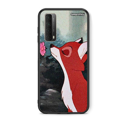 Θήκη Huawei P Smart 2021 Tod And Vixey Love 2 από τη Smartfits με σχέδιο στο πίσω μέρος και μαύρο περίβλημα | Huawei P Smart 2021 Tod And Vixey Love 2 case with colorful back and black bezels