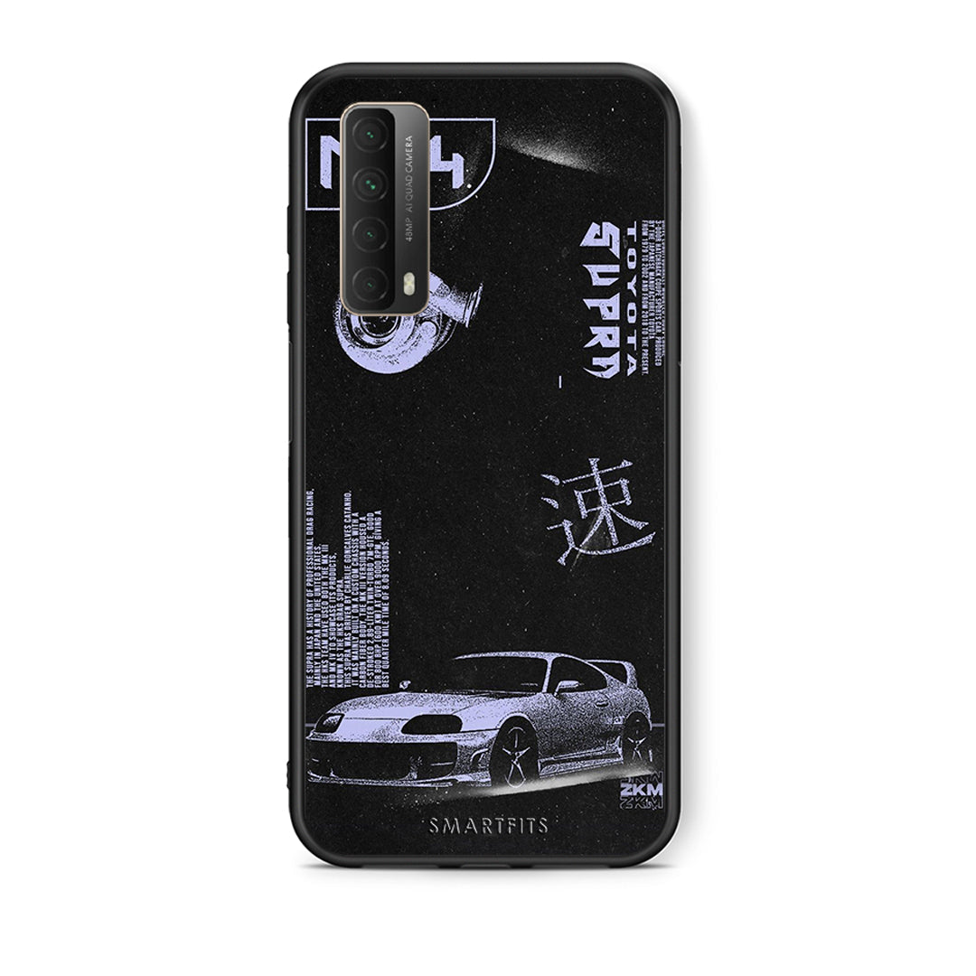 Θήκη Αγίου Βαλεντίνου Huawei P Smart 2021 Tokyo Drift από τη Smartfits με σχέδιο στο πίσω μέρος και μαύρο περίβλημα | Huawei P Smart 2021 Tokyo Drift case with colorful back and black bezels
