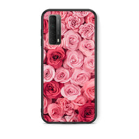 Thumbnail for Θήκη Huawei P Smart 2021 RoseGarden Valentine από τη Smartfits με σχέδιο στο πίσω μέρος και μαύρο περίβλημα | Huawei P Smart 2021 RoseGarden Valentine case with colorful back and black bezels