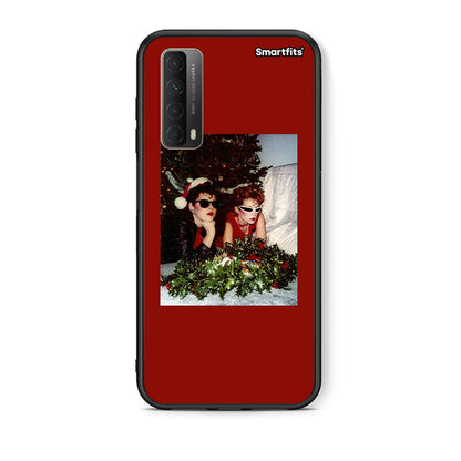 Θήκη Huawei P Smart 2021 Waiting For Xmas από τη Smartfits με σχέδιο στο πίσω μέρος και μαύρο περίβλημα | Huawei P Smart 2021 Waiting For Xmas case with colorful back and black bezels