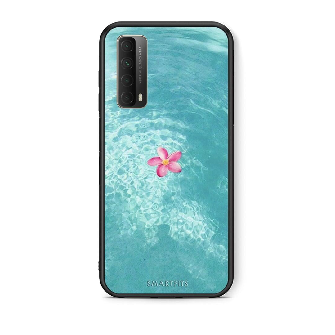 Θήκη Huawei P Smart 2021 Water Flower από τη Smartfits με σχέδιο στο πίσω μέρος και μαύρο περίβλημα | Huawei P Smart 2021 Water Flower case with colorful back and black bezels