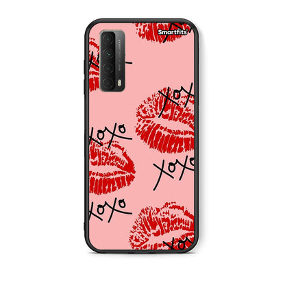 Θήκη Huawei P Smart 2021 XOXO Lips από τη Smartfits με σχέδιο στο πίσω μέρος και μαύρο περίβλημα | Huawei P Smart 2021 XOXO Lips case with colorful back and black bezels