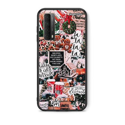 Θήκη Huawei P Smart 2021 Xmas Habbits από τη Smartfits με σχέδιο στο πίσω μέρος και μαύρο περίβλημα | Huawei P Smart 2021 Xmas Habbits case with colorful back and black bezels
